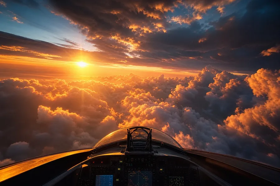 Airplane Cockpit View Above Clouds Airplanes Wallpaper 6 4K 11