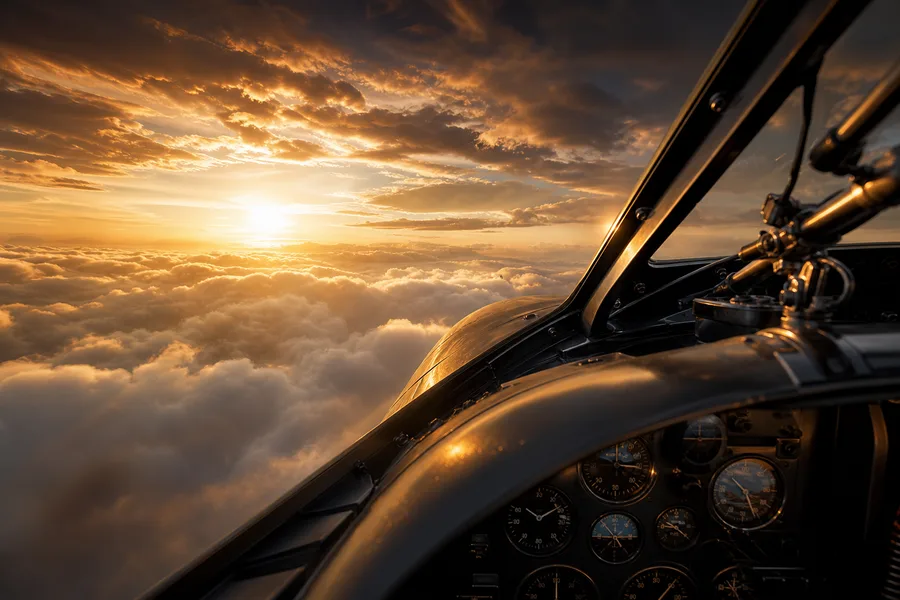 Airplane Cockpit View Above Clouds Airplanes Wallpaper 6 4K 4