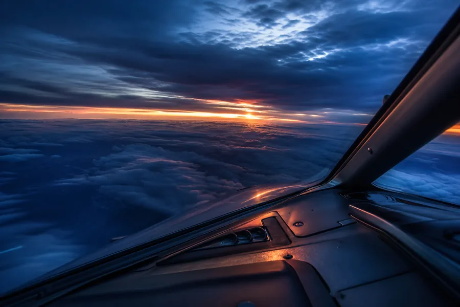 Airplane Cockpit View Above Clouds Airplanes Wallpaper 6 4K 5