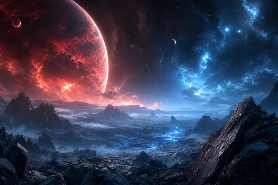 Alien Planet Landscape Space Wallpaper 7 4K 5