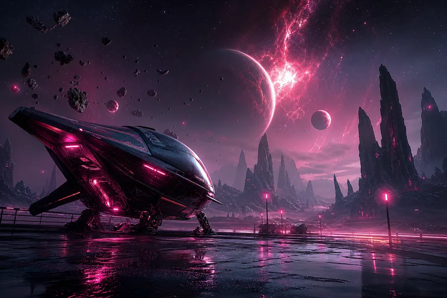 Alien Planet Landscape Space Wallpaper 7 4K 7