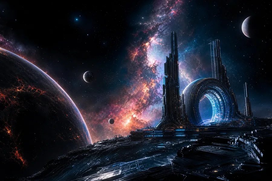 Alien Planet Landscape Space Wallpaper 7 4K 9