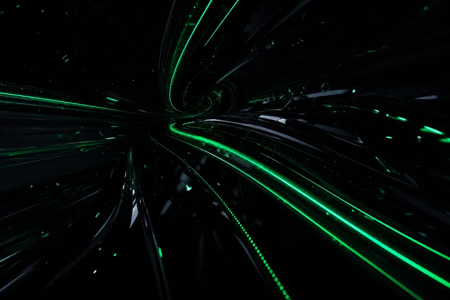 Black Amoled Neon Abstract Lines Amoled Wallpaper  1 4K