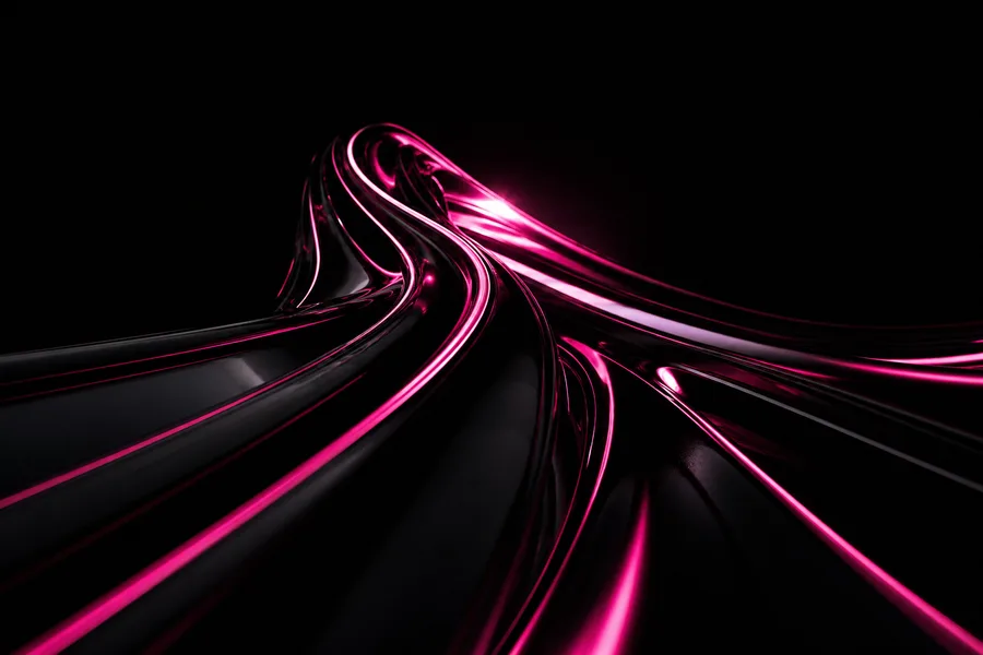 Black Amoled Neon Abstract Lines Amoled Wallpaper  1 4K