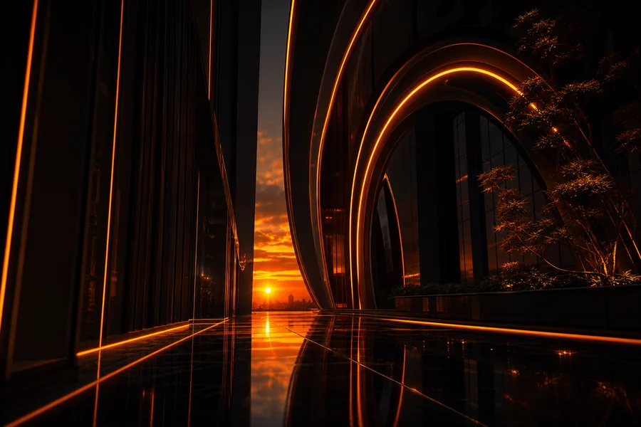 Black Amoled Neon Abstract Lines Amoled Wallpaper 1 4K 5