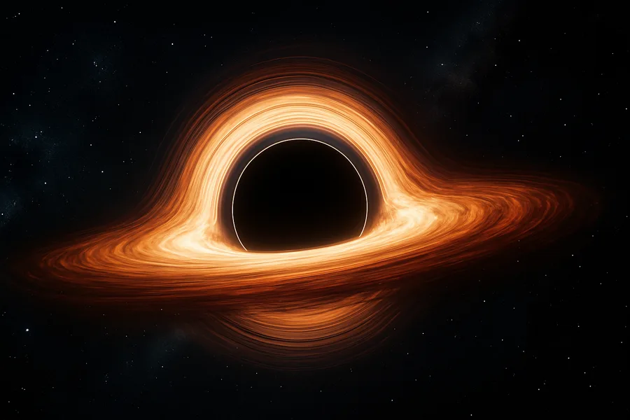 Black Hole Horizon Cinematic Space Wallpaper 3 4K