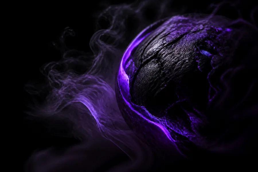Black Purple Smoke Abstract Amoled Wallpaper 3 4K 8