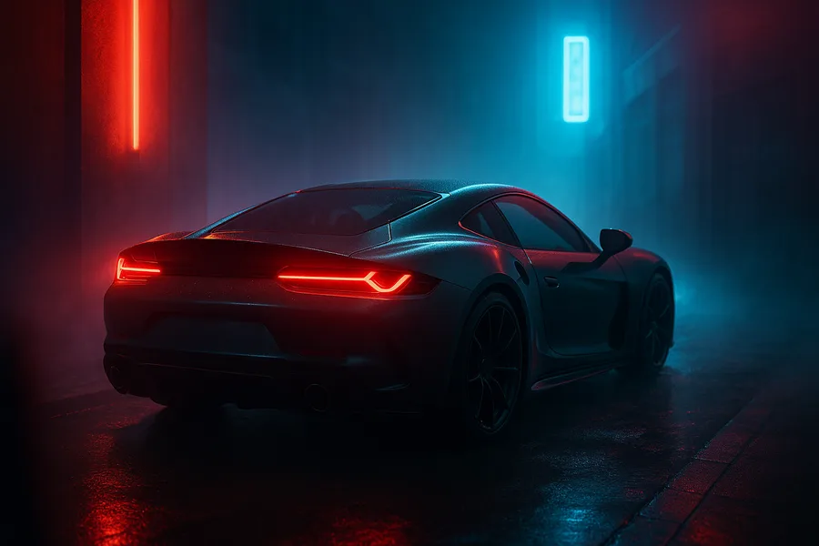 Black Sports Car In Underground Parking Cars Wallpaper 16 4K