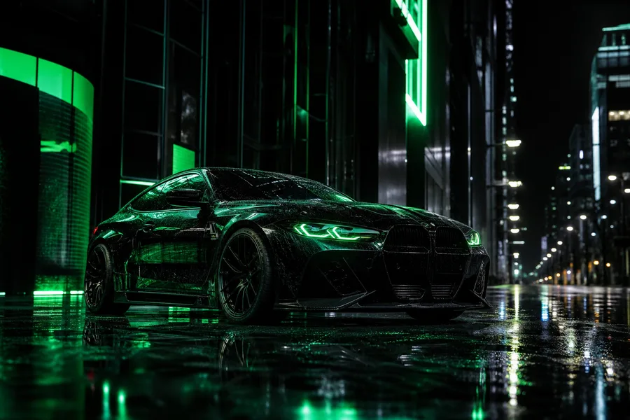 Bmw M Car Night Street Photography Cars Wallpaper  6 4K