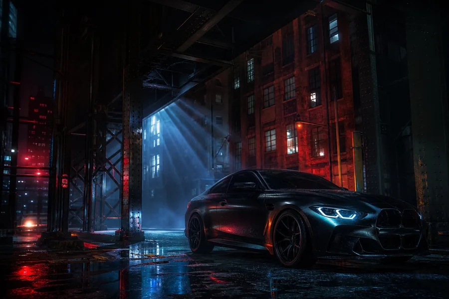 Bmw M Car Night Street Photography Cars Wallpaper 6 4K 4