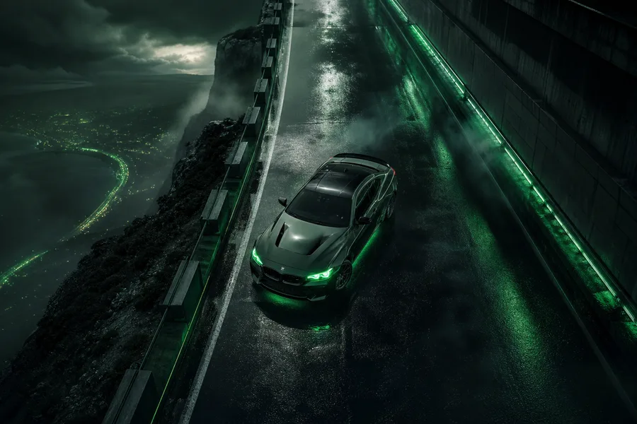 Bmw M Car Night Street Photography Cars Wallpaper 6 4K 9