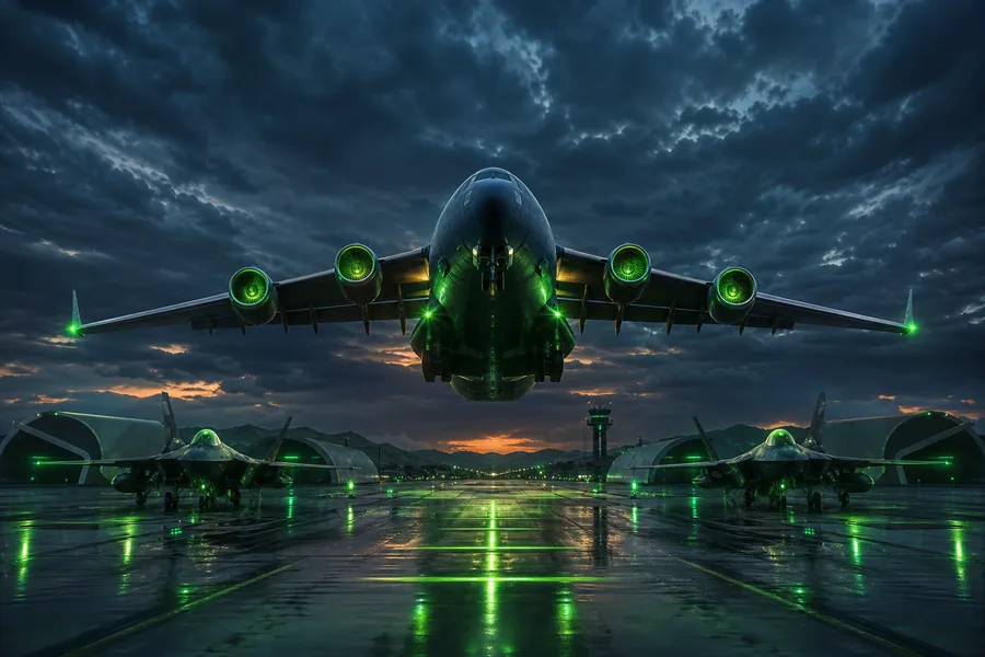 Cargo Airplane Taking Off During Golden Hour Airplanes Wallpaper 5 4K 11