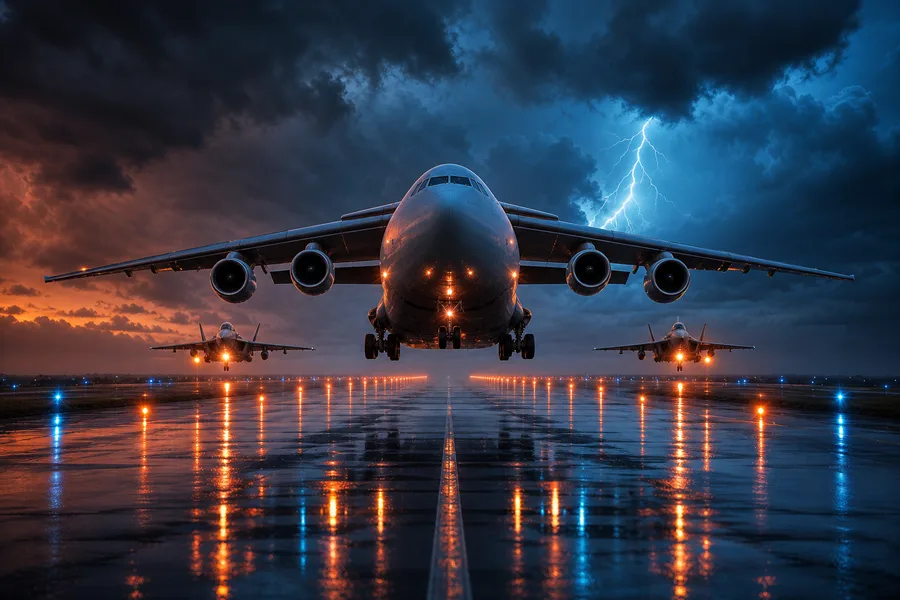 Cargo Airplane Taking Off During Golden Hour Airplanes Wallpaper 5 4K 12