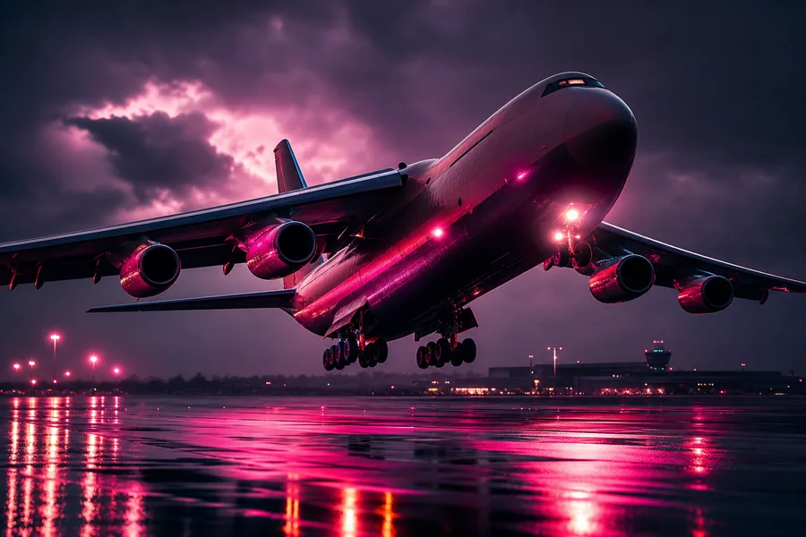 Cargo Airplane Taking Off During Golden Hour Airplanes Wallpaper 5 4K 7