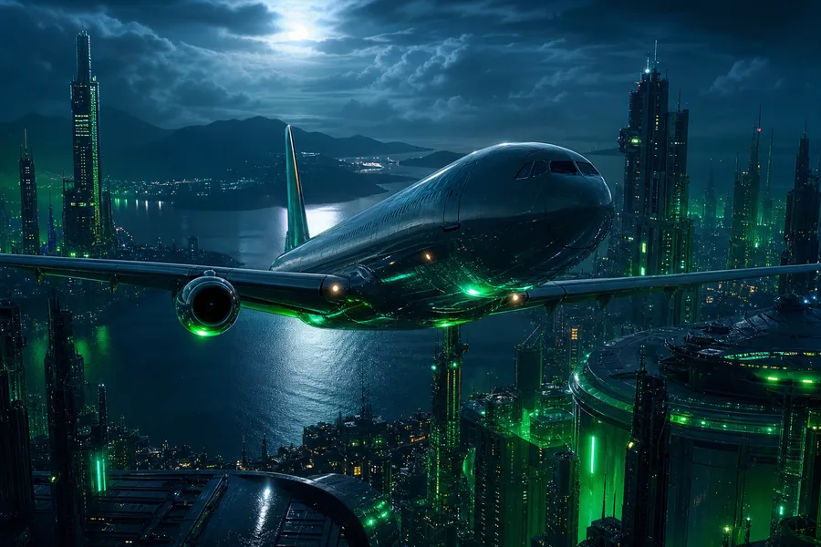 Commercial Airliner Above Tropical Islands In Clear Blue Sky Airplanes Wallpaper 2 4K 11