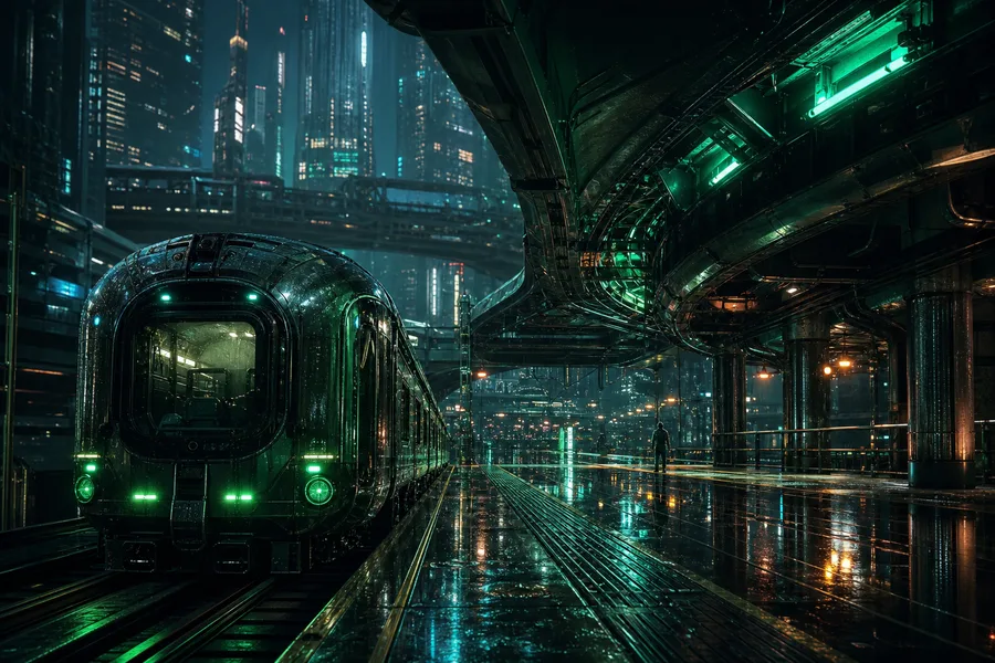 Cyberpunk Subway Station Cyberpunk Wallpaper 10 4K 4