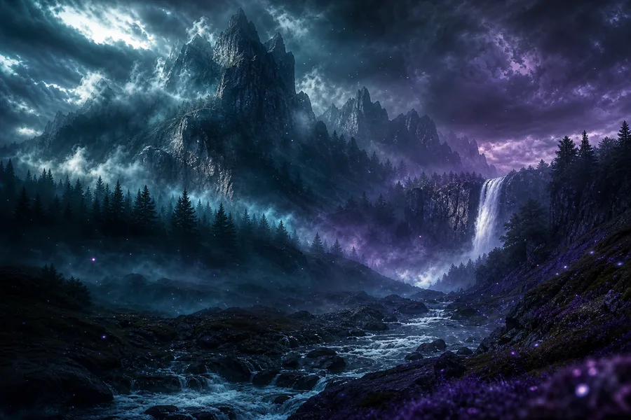 Dark Forest Fog Nature Wallpaper 2 4K 2