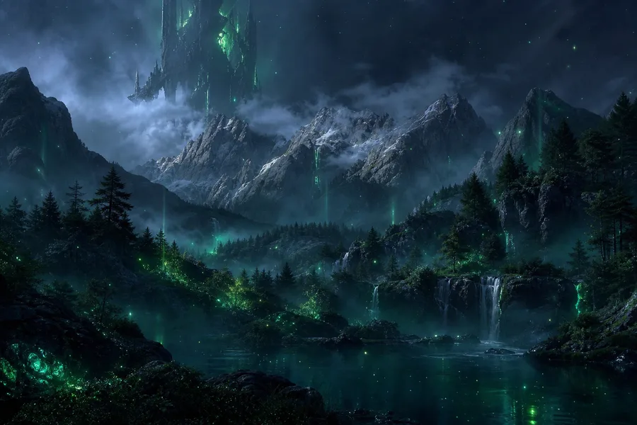 Dark Forest Fog Nature Wallpaper 2 4K 3