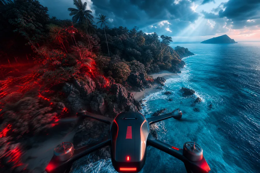 Drone View Tropical Island Drone Wallpaper 7 4K 5