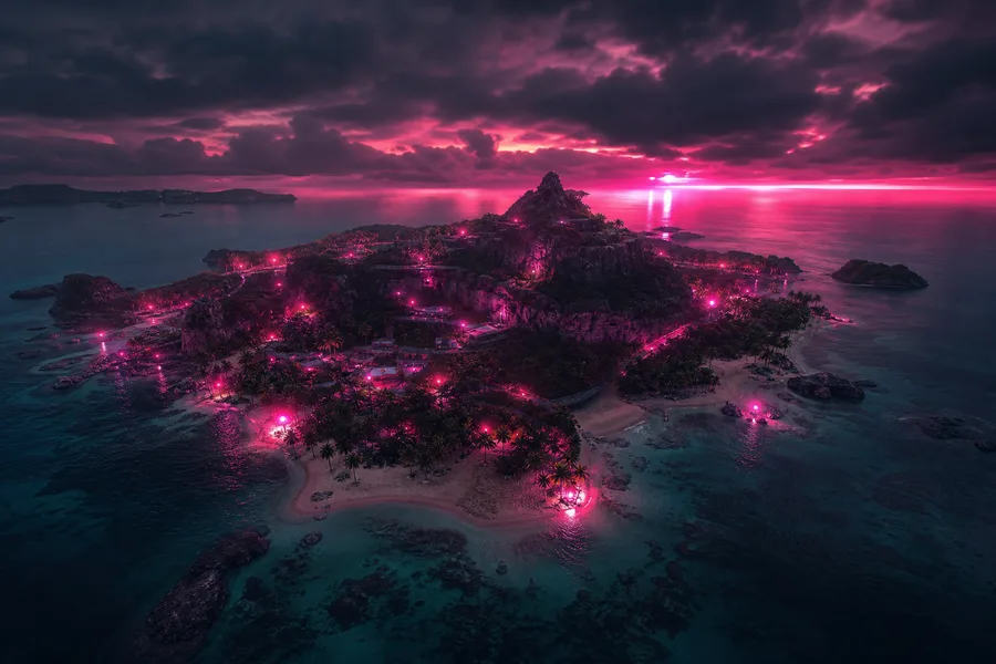 Drone View Tropical Island Drone Wallpaper  7 4K