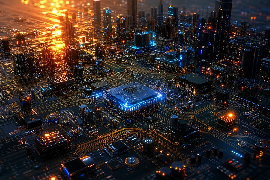 Engineering Desk With PCB Prototypes Electronics Wallpaper 7 4K 2
