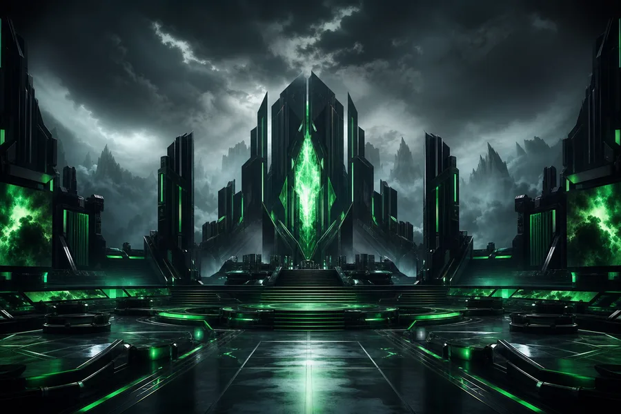 Esports Stage With Dramatic Lighting Gaming Wallpaper 6 4K 3