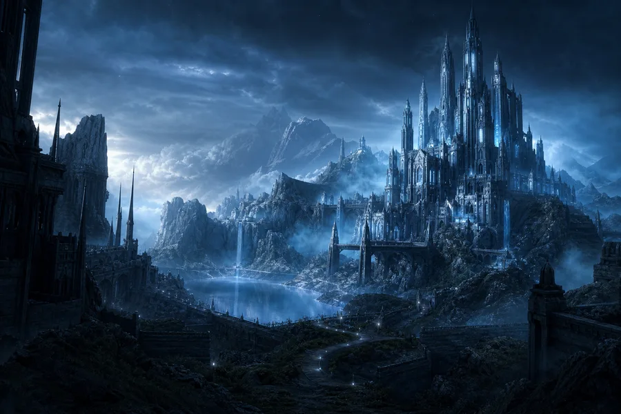 Fantasy Castle Landscape With Cinematic Atmosphere Movie Wallpaper 5 4K 6