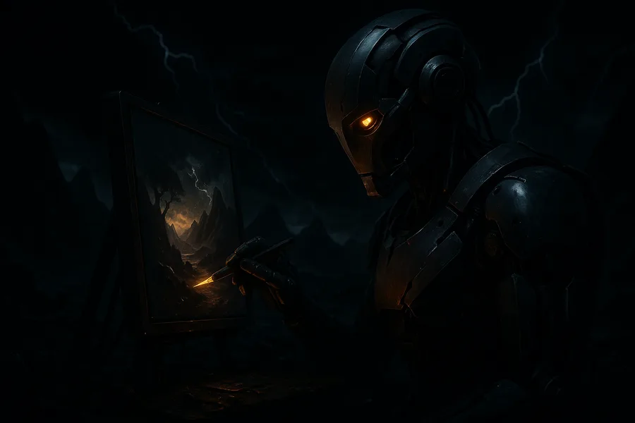 Friendly Humanoid Robot In Futuristic City Robots Wallpaper 9 4K 2