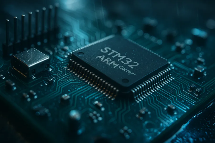 Futuristic Circuit Board Macro Shot Electronics Wallpaper 1 4K 6
