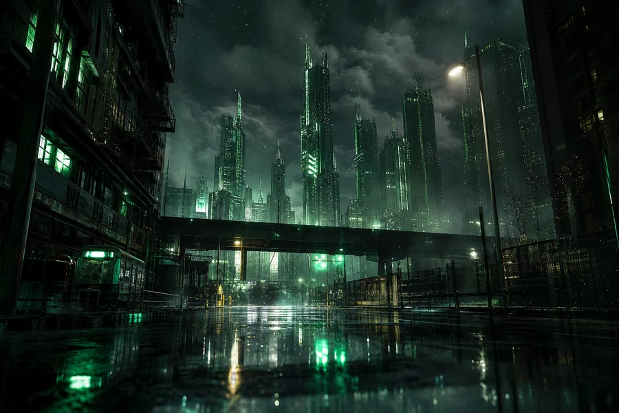Futuristic Tokyo Street At Night Cyberpunk Wallpaper 2 4K 15