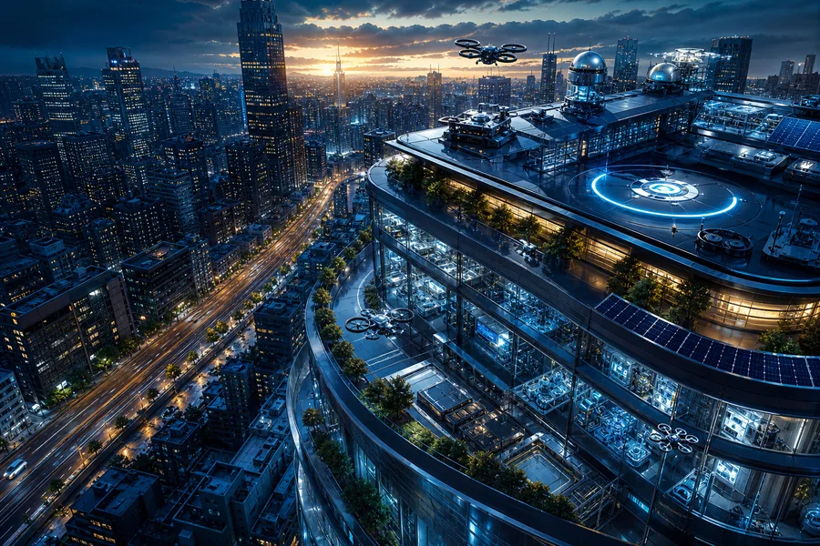 Futuristic Tokyo Street At Night Hamster-Robotics Wallpaper 2 4K 3