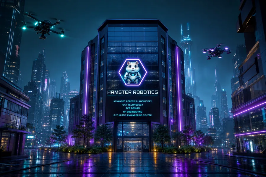 Futuristic Tokyo Street At Night Hamster-Robotics Wallpaper 2 4K 6