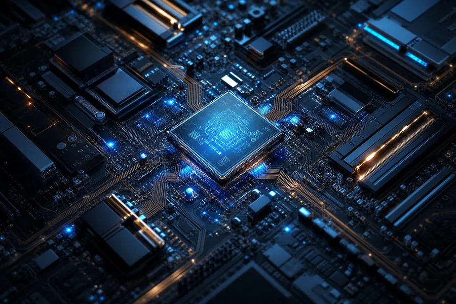 High Tech Motherboard Abstract Closeup Electronics Wallpaper 5 4K 10