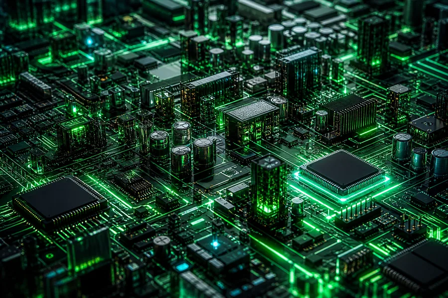 High Tech Motherboard Abstract Closeup Electronics Wallpaper 5 4K 7