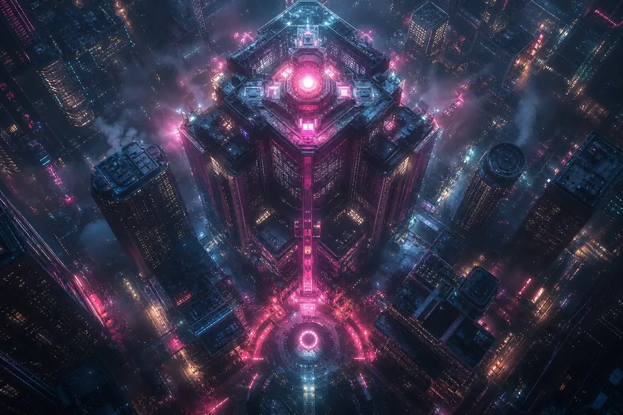 Neon Cyberpunk City In Rain Hamster-Robotics Wallpaper 1 4K 3