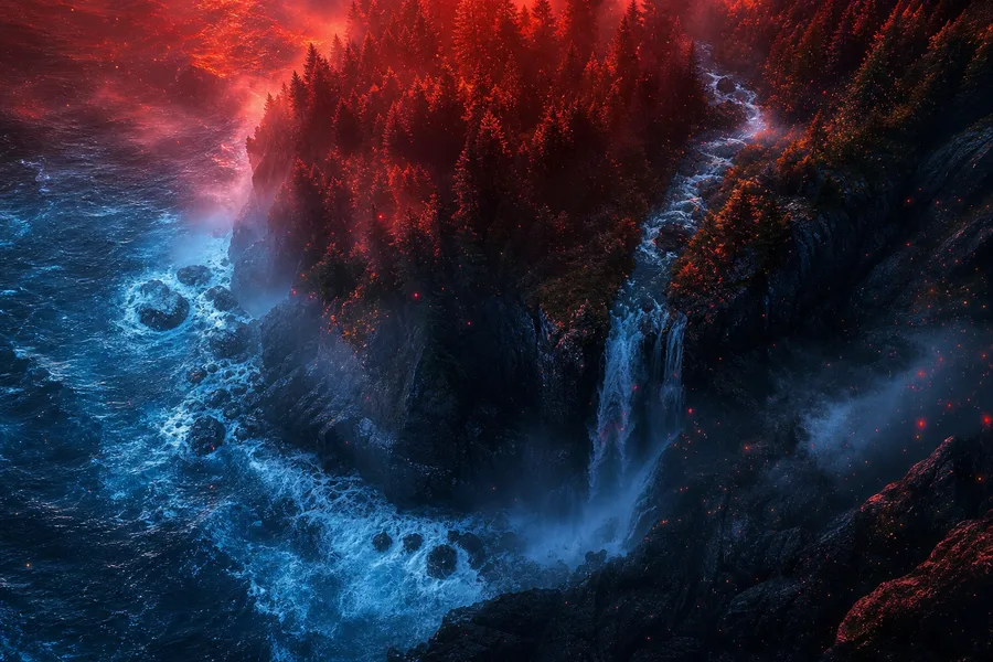 Ocean Waves Storm Nature Wallpaper 8 4K 7