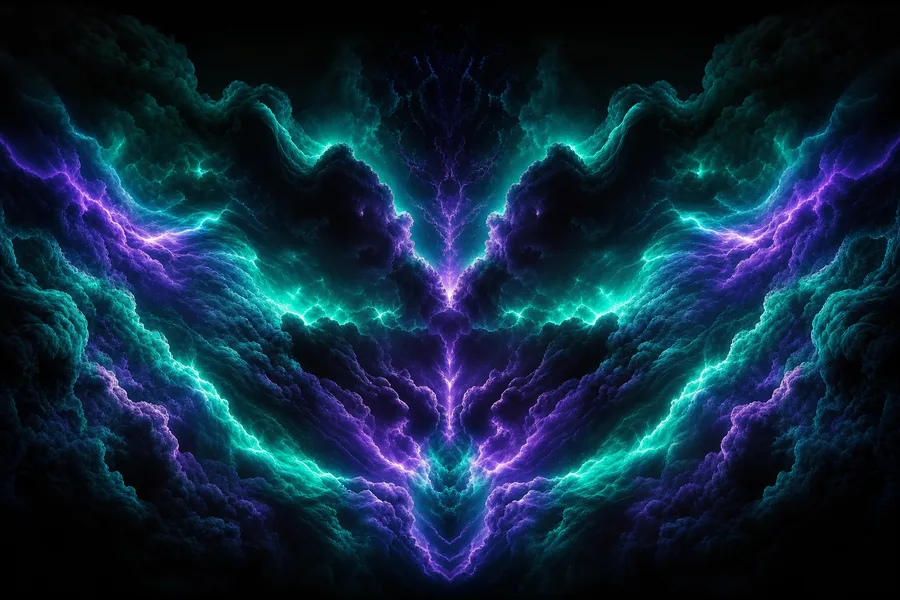 Oled Colorful Glowing Waves Amoled Wallpaper  4 4K