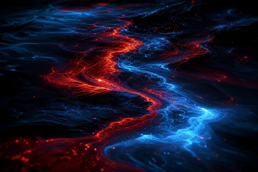 Oled Colorful Glowing Waves Amoled Wallpaper 4 4K 2