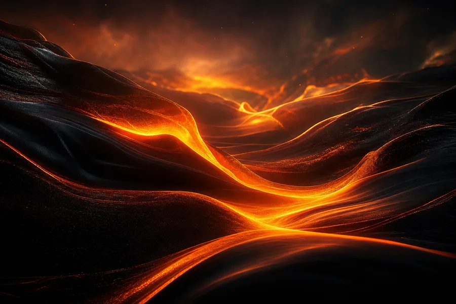 Oled Colorful Glowing Waves Amoled Wallpaper 4 4K 3