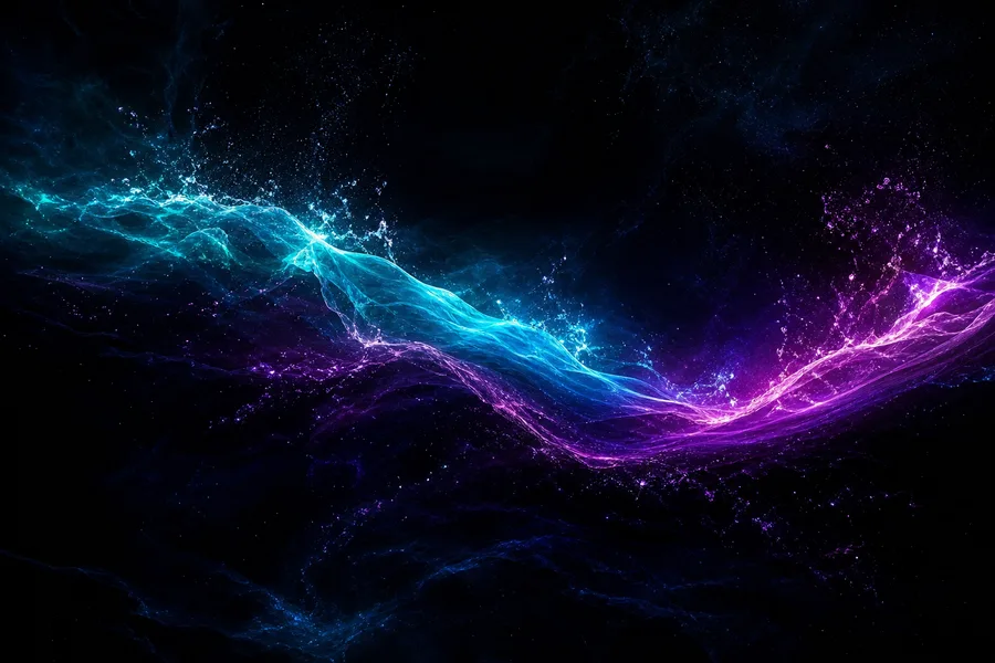 Oled Colorful Glowing Waves Amoled Wallpaper 4 4K 8