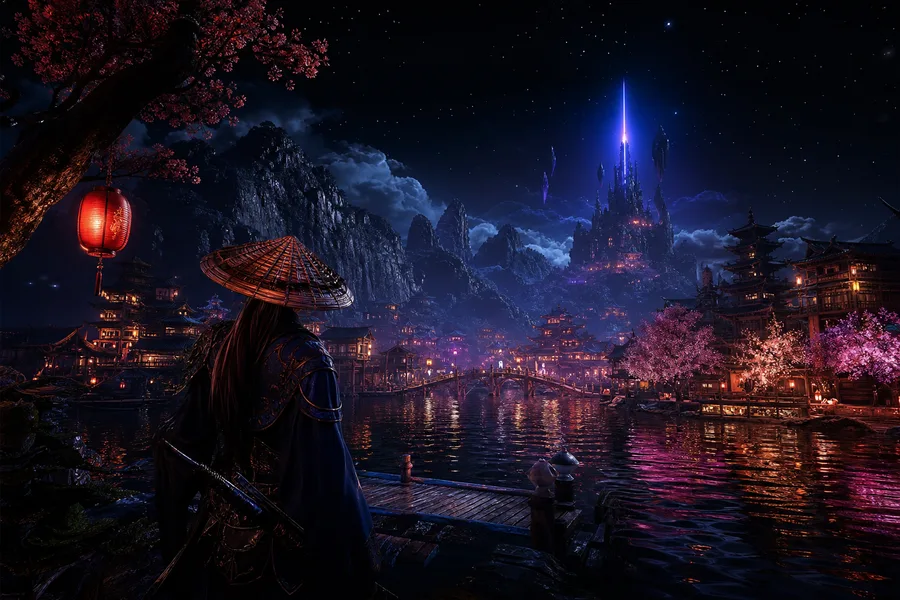 Open World Fantasy Landscape Game Style Gaming Wallpaper 18 4K 2