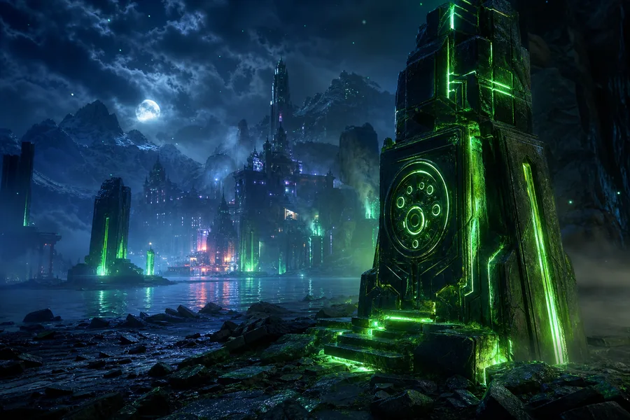 Open World Fantasy Landscape Game Style Gaming Wallpaper 8 4K 2