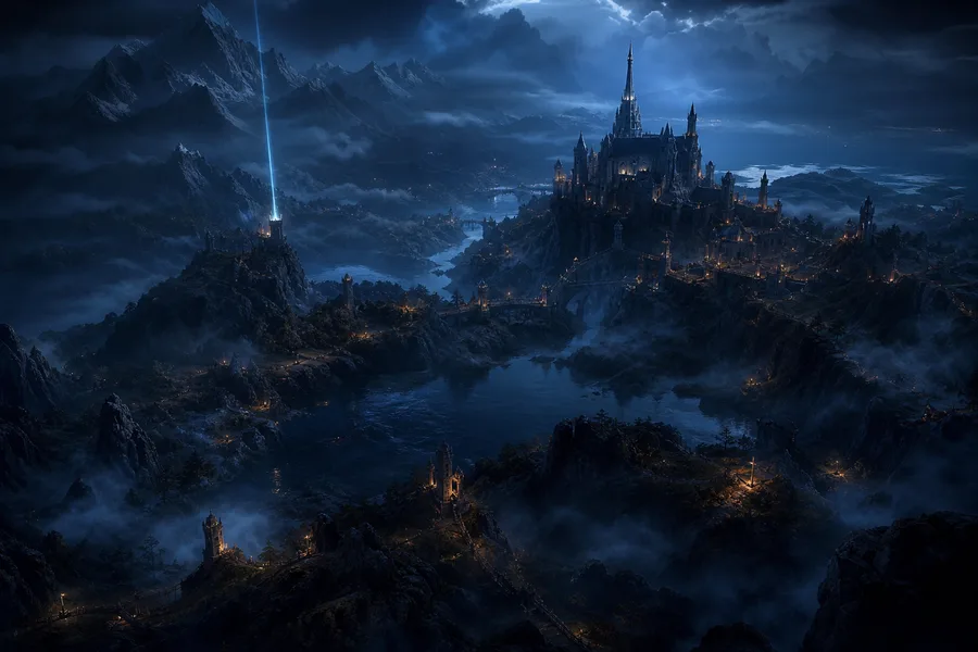 Open World Fantasy Landscape Game Style Gaming Wallpaper 8 4K 9