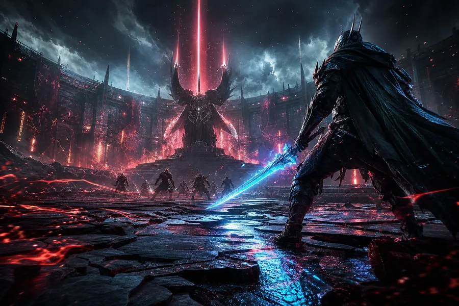 Open World Fantasy Landscape Game Style Gaming Wallpaper 8 4K