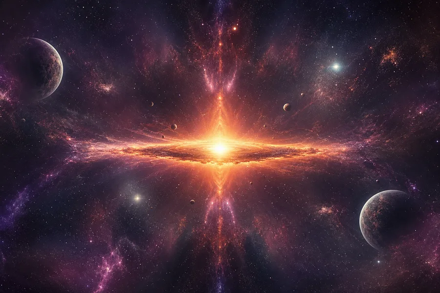 Purple Universe Stars Space Wallpaper 5 4K 7
