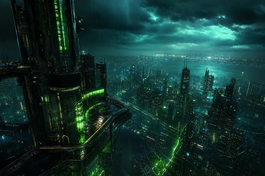 Rainy Neon Alley With Reflections Cyberpunk Wallpaper 4 4K 8