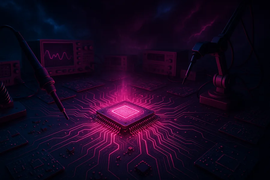 Robotics Workbench With Soldering Tools Electronics Wallpaper 4 4K 2