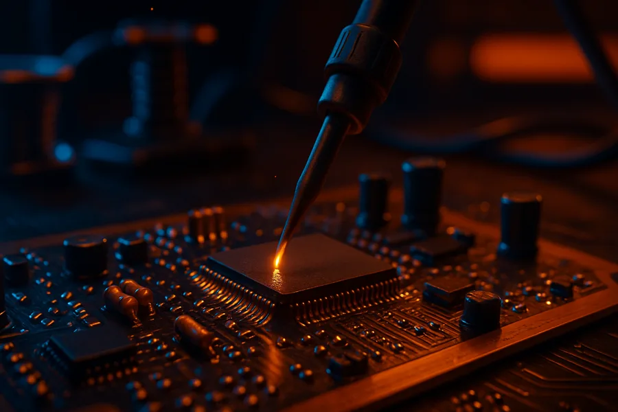 Robotics Workbench With Soldering Tools Electronics Wallpaper 4 4K 7