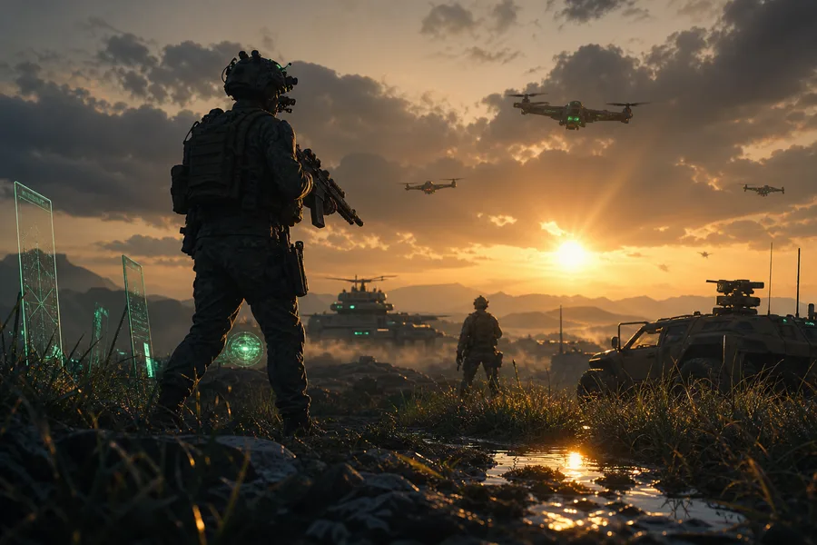 Special Forces Silhouette At Sunset Military Wallpaper 3 4K 5