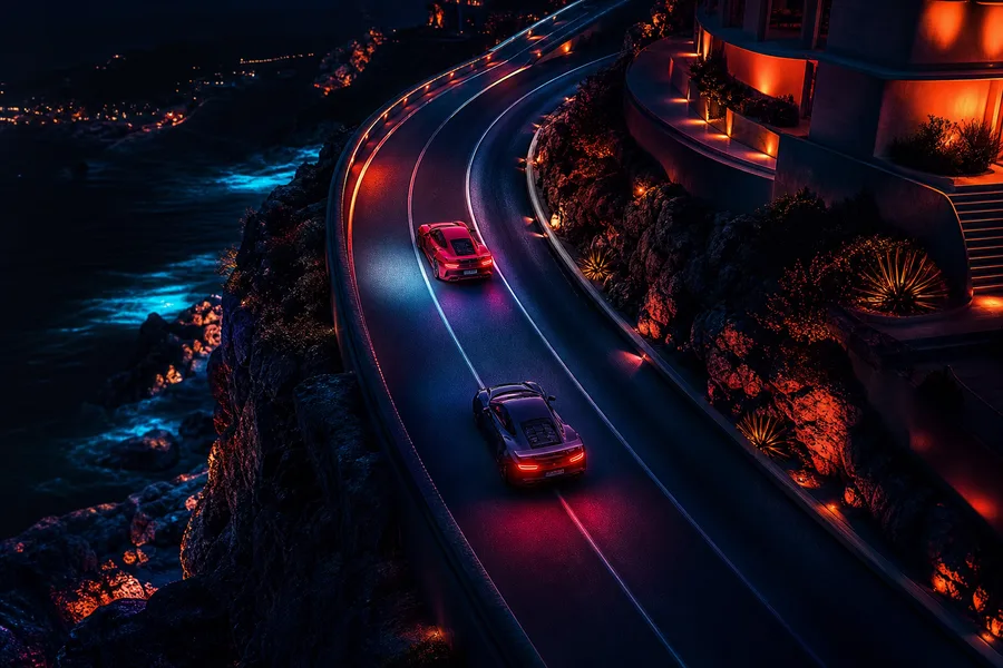 Supercar Desert Highway Cinematic Cars Wallpaper 8 4K 10